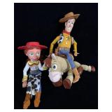 Vintage Disney toy story Woody and bullseye w/