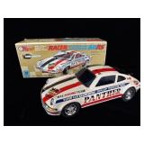 vintage Tin B/O TAIYO NON-FALL racer Porsche