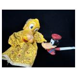 1950s Disney Pluto hand puppet, goofy bubble pipe