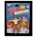 1985 WWF Wrestling Superstars Bendies 'Rowdy'