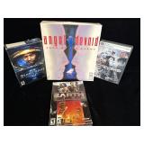 Vintage PC games earth 2160, CRYSIS, StarCraft
