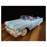 Baby blue 1958 Chevrolet Impala convertible 1/24