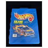 Hot wheels 48 car carry case w/ vintage hot wheels
