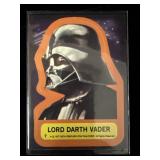 1977 Topps Star Wars Sticker Card #7 Lord Darth