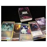 Stack of Union Arena trading cards