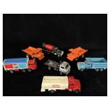 1970s TOMICA dump truck trucks, cement truck,
