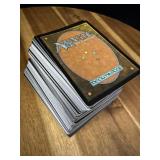 Stack of magic the gathering cards