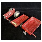 vintage red ERTL International Harvester toy