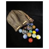Old bag of marbles