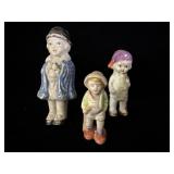 3 1930s bisque dolls