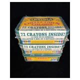 3 vintage Crayola Collector's Colors Limited