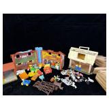 Vintage Fisher-Price family farm & Little People
