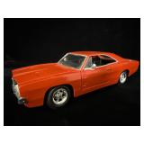 red 1969 Dodge Charger R/T Diecast Model Car by