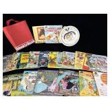 Vintage Walt Disney read along record books,