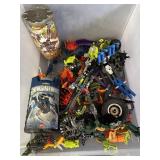 Box of miscellaneous Lego Bionicle  figures