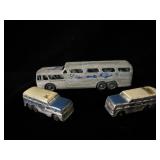1950ï¿½s  Tootsietoy Greyhound Scenicruiser Bus w/