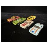 Vintage toy race cars