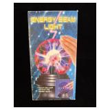 'Energy Beam Light' box containing a decorative