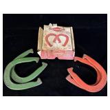 Original double ringer diamond pitching horseshoes
