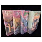 Harry Potter hardcover books years 1-4 the