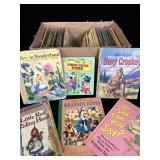 Box of vintage little golden books, Walt Disney,