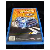 vintage 1990s Hot Wheels 48-car blue plastic