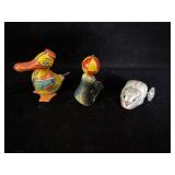 vintage mechanical wind-up toys