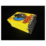stack of unopened 1990s Topps Dick Tracy cards
