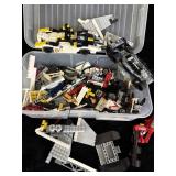 Tote of vintage Legos