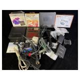 bundle of mixed vintage electronics, including