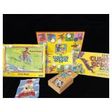 Vintage curious George wooden moon puzzle other