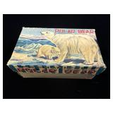 vintage TTT Japan Mechanical Polar Bear & Cub