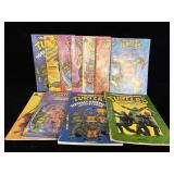 collection of vintage Teenage Mutant Ninja