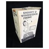 1970s Snoopy & Woodstock telephone