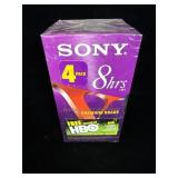 vintage Sony T-160 Premium Grade Blank VHS