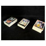 Stacks of Vintage baseball cards