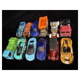 collection of loose die-cast toy cars