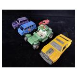 collection of five vintage Tootsietoy Midget