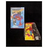 Spider man novel and pez dispenser