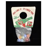 vintage mid-20th-century 7Up advertising marble
