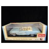 light blue 1964 Ford Galaxie 500 Convertible made