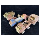 collection of handmade or folk-art miniature