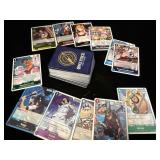 Stack of One Piece trading cards