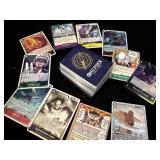Stack of One Piece trading cards