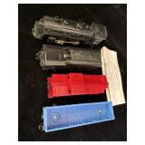 vintage Lionel O-27 Scout freight train set,