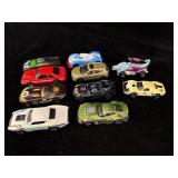 collection of loose die-cast toy cars