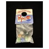 vintage promotional bag of Pepsi-Cola marbles