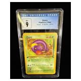 Ekans 46/62 1st Edition Pokemon Fossil CGC 9 Mint