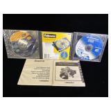 collection of vintage software compact discs