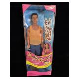 1998 Barbie Ken Butterfly Art Doll